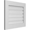 Ekena Millwork Vertical Surface Mount PVC Gable Vent: Functional, w/ 3-1/2"W x 1"P Standard Frame, 26"W x 22"H GVPVE26X2201SF - alternate 4